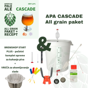 APA CASCADE + start plus +vreća za ukomljavanje slada