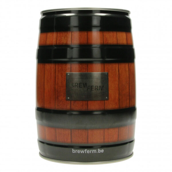Mini keg 5 l imitacija drva + gumeni čep