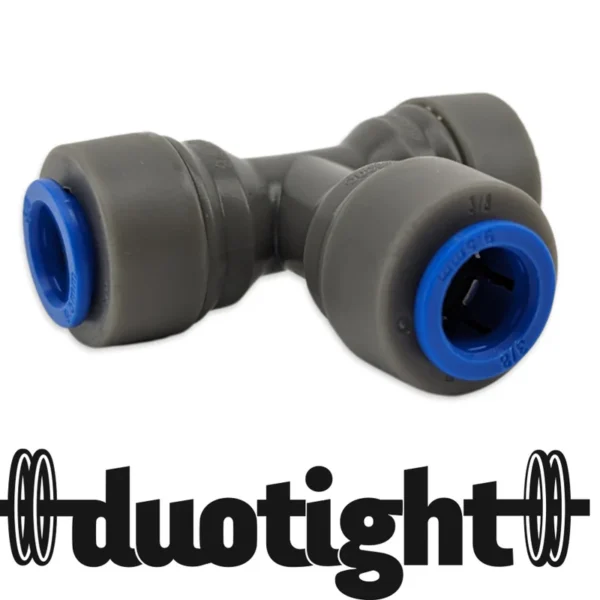 Duotight 9,5 mm (3/8') termocijevni T-komad (odgovara sondi vanjskog promjera 3,5 - 4,5 mm)
