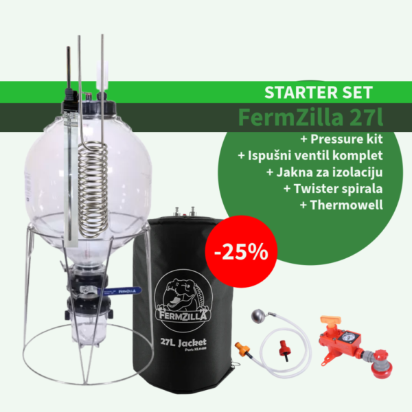 STARTER SET + FermZilla starter kit 27 litara 3 clamp Gen3