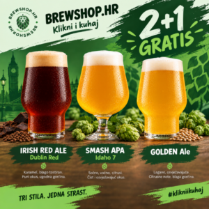 2+1 gratis all grain red, smash i gold