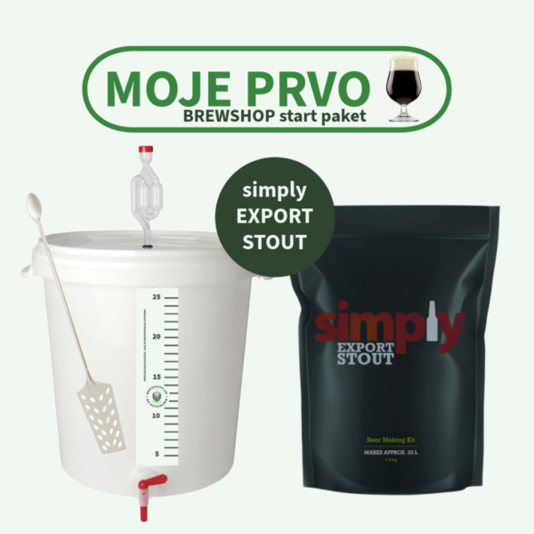 Start paket MOJE PRVO PIVO - simply EXPORT STOUT